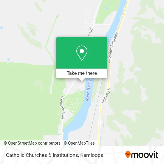 Catholic Churches & Institutions map