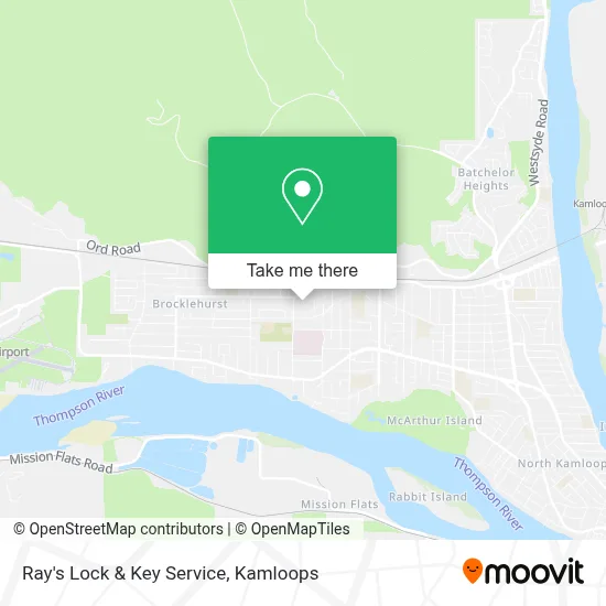 Ray's Lock & Key Service map