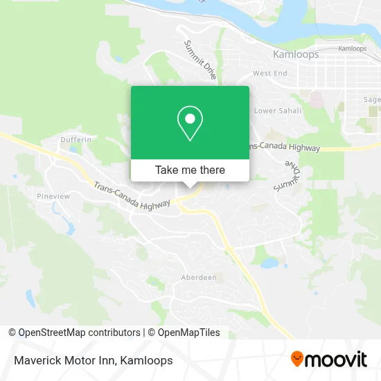 Maverick Motor Inn map