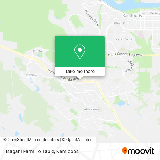 Isagani Farm To Table map