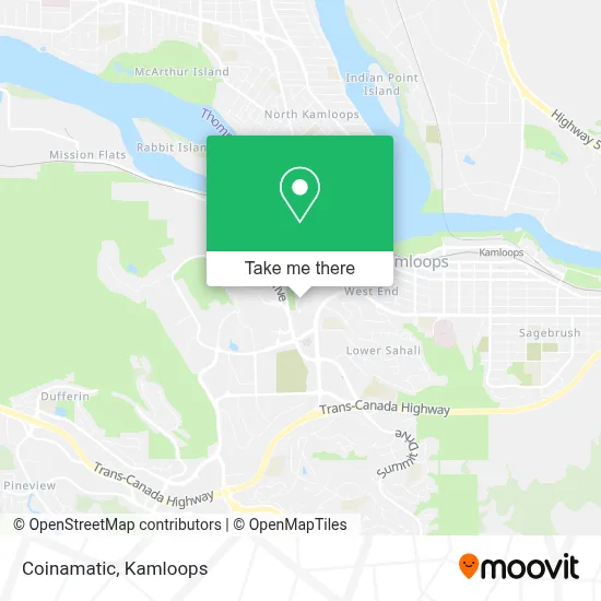 Coinamatic map