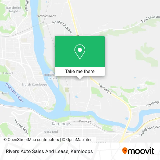 Rivers Auto Sales And Lease map