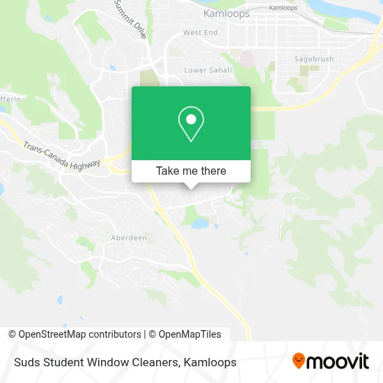 Suds Student Window Cleaners map