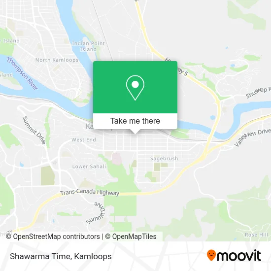 Shawarma Time map
