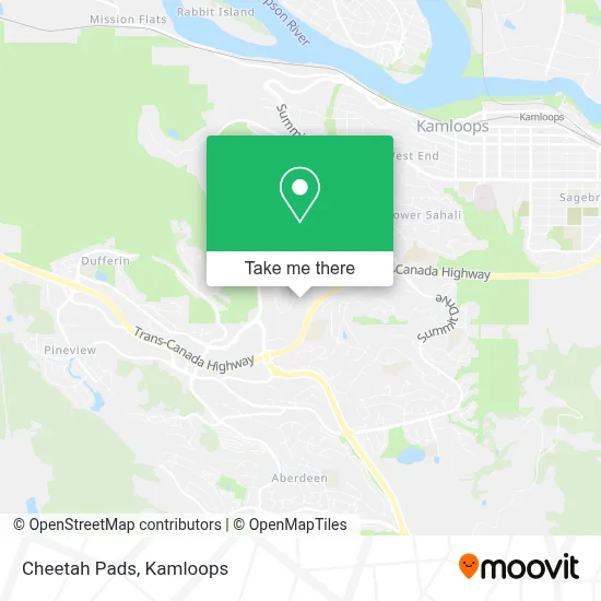 Cheetah Pads map