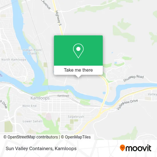 Sun Valley Containers map