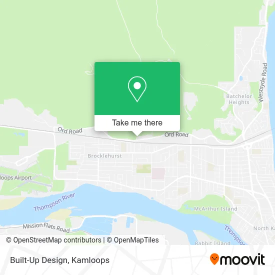 Built-Up Design map