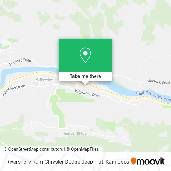 Rivershore Ram Chrysler Dodge Jeep Fiat map