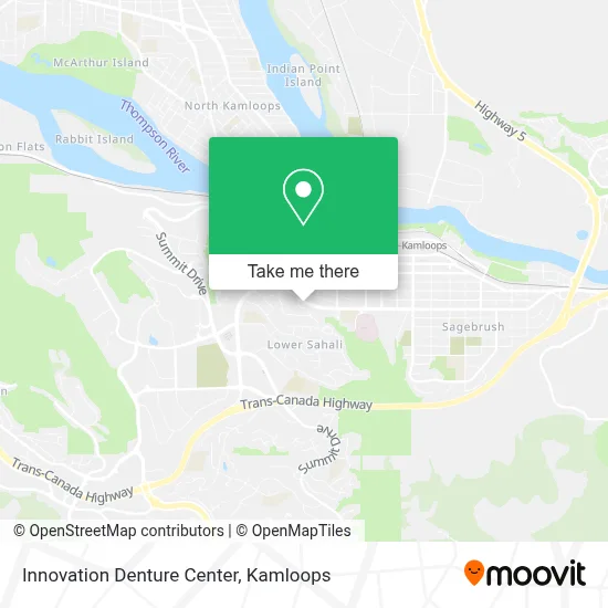 Innovation Denture Center map
