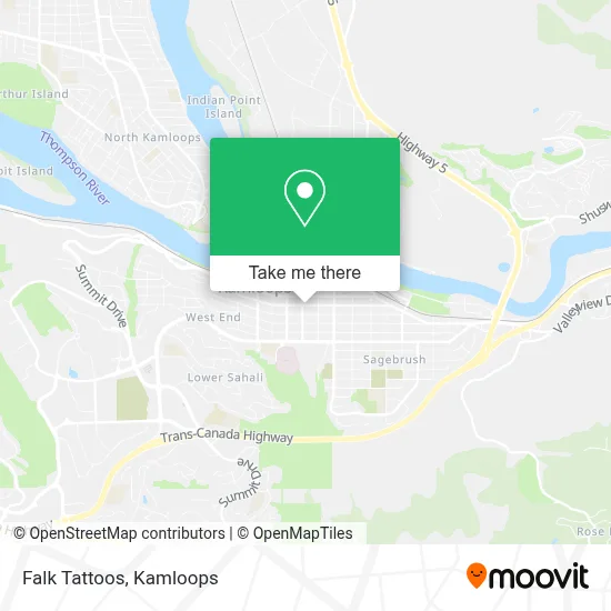 Falk Tattoos map