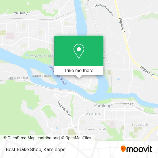 Best Brake Shop map
