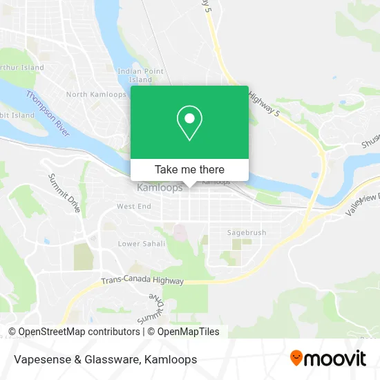 Vapesense & Glassware map