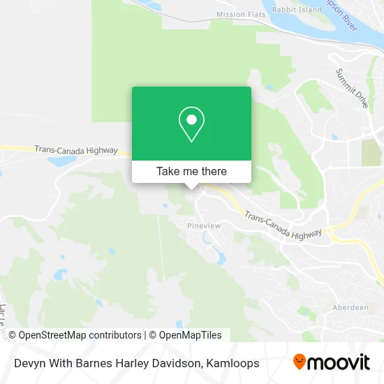 Devyn With Barnes Harley Davidson map