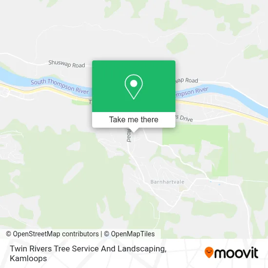 Twin Rivers Tree Service And Landscaping map