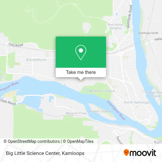 Big Little Science Center map