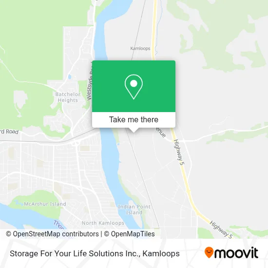 Storage For Your Life Solutions Inc. map