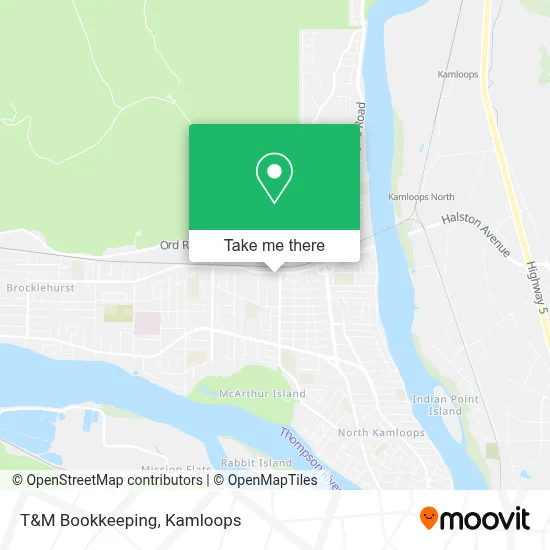 T&M Bookkeeping map