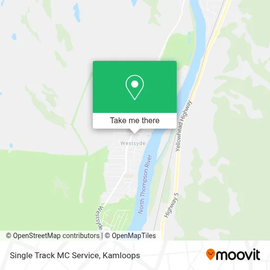 Single Track MC Service map
