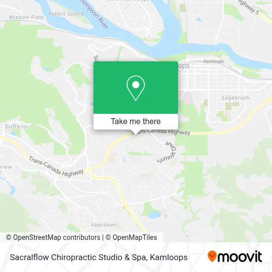 Sacralflow Chiropractic Studio & Spa map