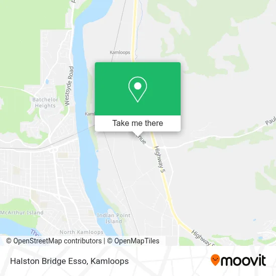 Halston Bridge Esso map
