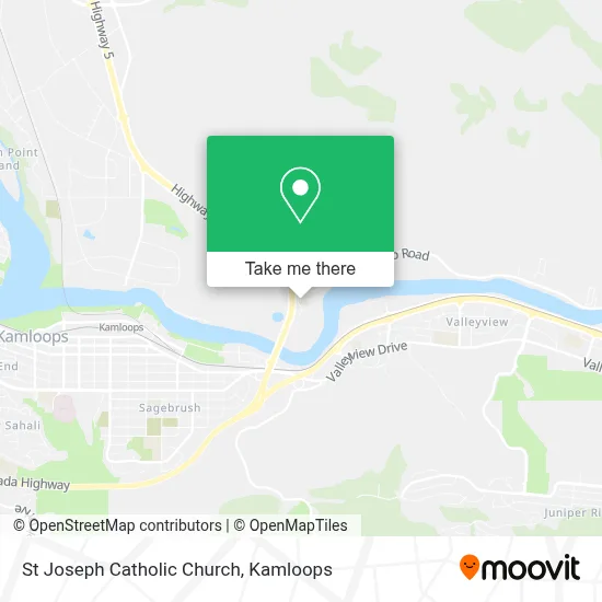 St Joseph Catholic Church map