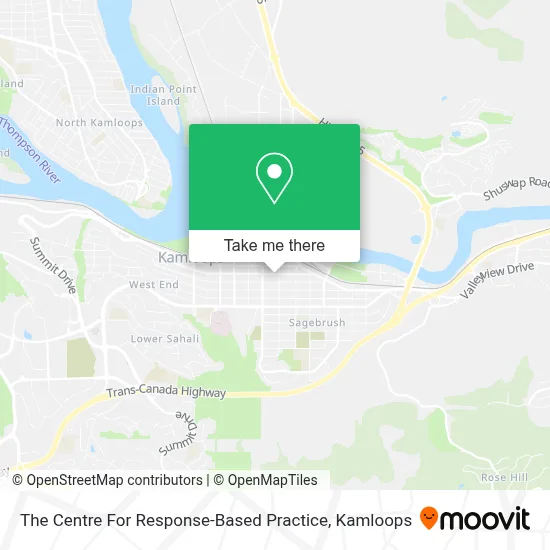 The Centre For Response-Based Practice map