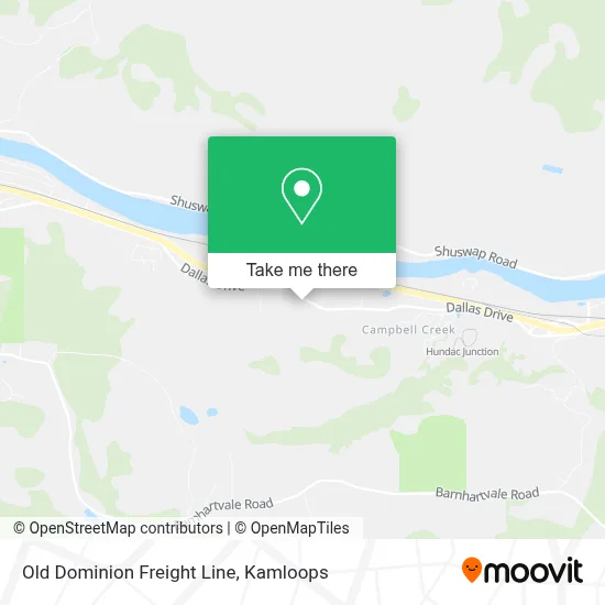 Old Dominion Freight Line map