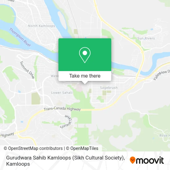 Gurudwara Sahib Kamloops (Sikh Cultural Society) map
