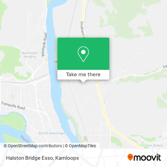 Halston Bridge Esso map
