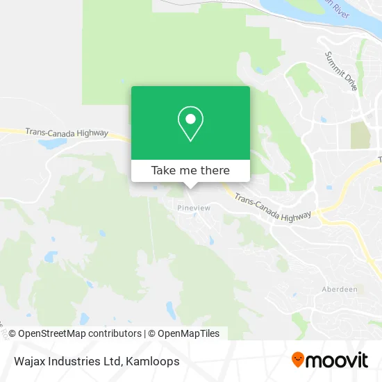 Wajax Industries Ltd map