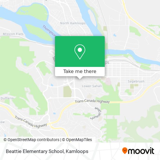 Beattie Elementary School map