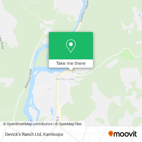 Devick's Ranch Ltd map