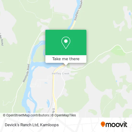 Devick's Ranch Ltd map