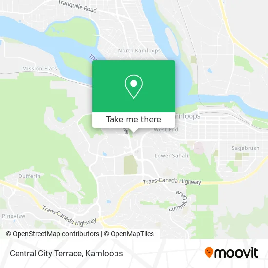 Central City Terrace map