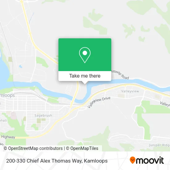 200-330 Chief Alex Thomas Way map