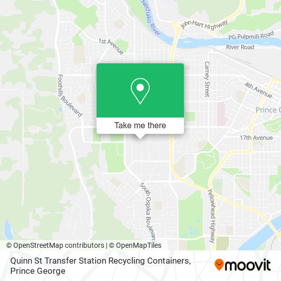 Quinn St Transfer Station Recycling Containers map