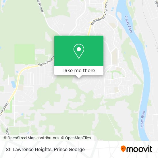St. Lawrence Heights map