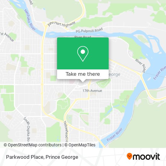 Parkwood Place map
