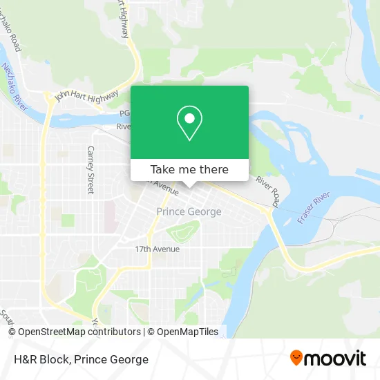 H&R Block map
