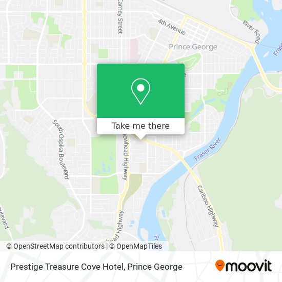 Prestige Treasure Cove Hotel map