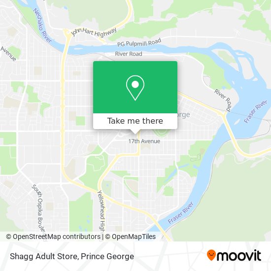 Shagg Adult Store map