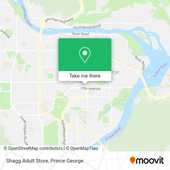 Shagg Adult Store map