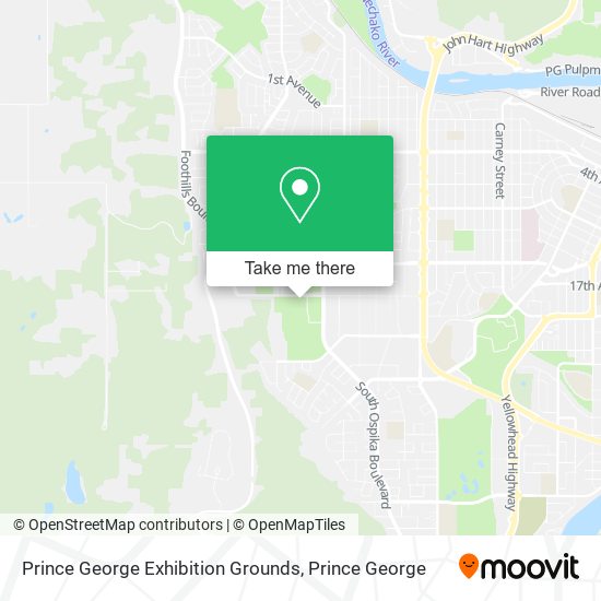 Prince George Exhibition Grounds plan