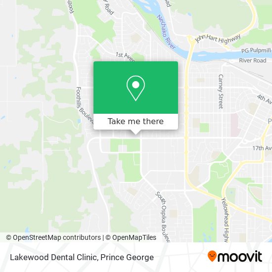 Lakewood Dental Clinic map
