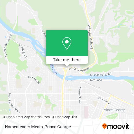 Homesteader Meats map