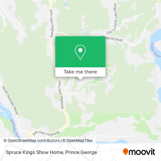Spruce Kings Show Home map