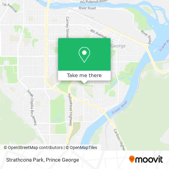 Strathcona Park map