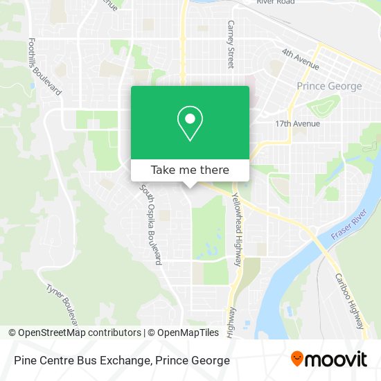 Pine Centre Bus Exchange plan