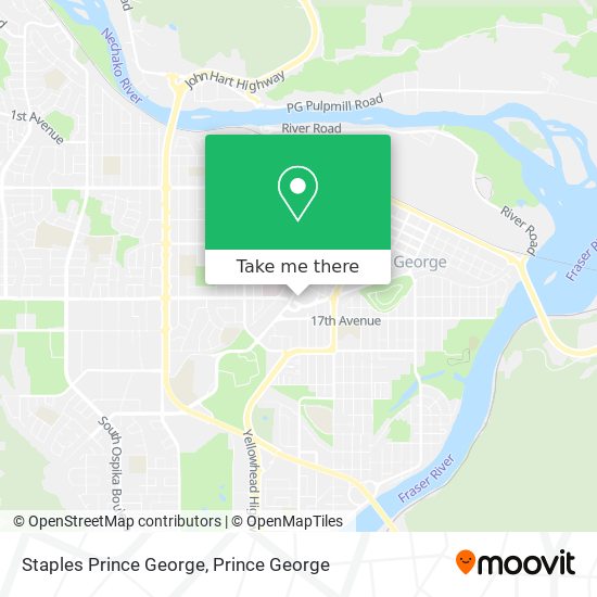Staples Prince George plan