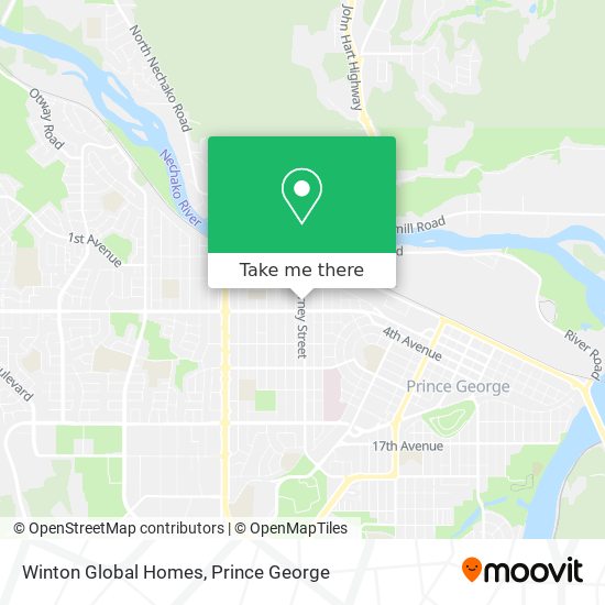 Winton Global Homes map